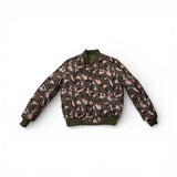 MIDDLE LANE NEW YORK 5 BOROUGH CAMO REVERSIBLE FLIGHT JACKET OLIVE/ML CAMO