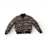 MIDDLE LANE NEW YORK 5 BOROUGH CAMO REVERSIBLE FLIGHT JACKET BLACK/ML CAMO